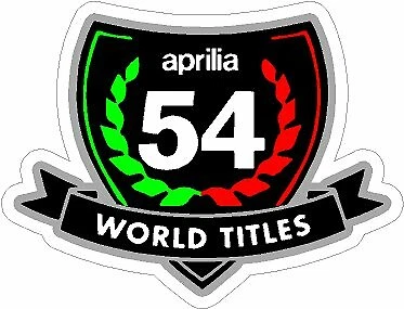 aprilia 54 world titles