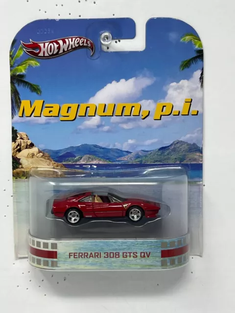 Hot Wheels Retro Entertainment Magnum, P.I. Ferrari 308 GTS QV 1:64 Diecast