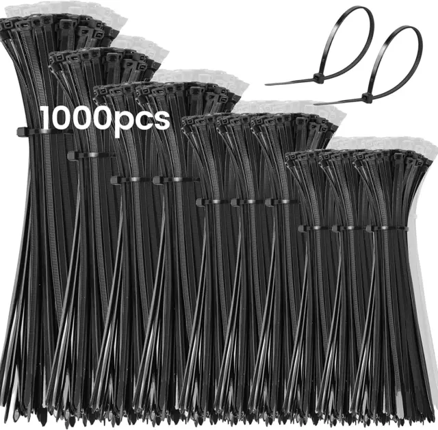 1000 Pièces Serflex Collier De Serrage Plastique Pro100/150/200/250/300Mm