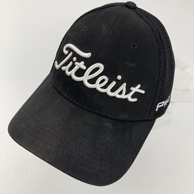 Titleist Pro V1 FJ Black Ball Cap Fitted S/M Baseball