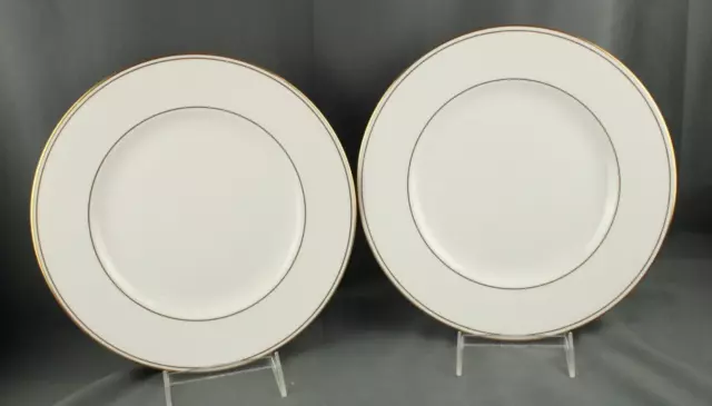 Lenox Federal Gold Set 2 Dinner Plates 10 3/4"