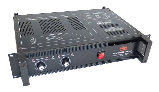 HH electronic パワーアンプ VX-200 MOS-FET HH V200 MOSFET Amp (HSR Mar 84)