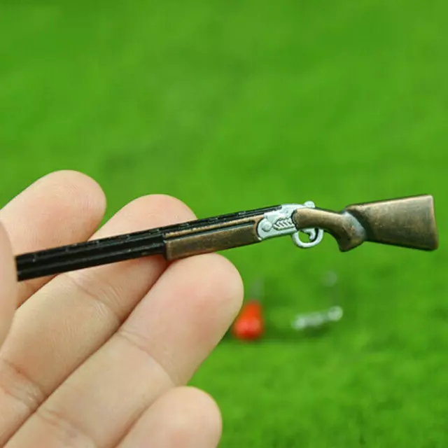 1/12 Scale Miniature Old Gun Hunting Rifle Retro Dollhouse Accessories Metal