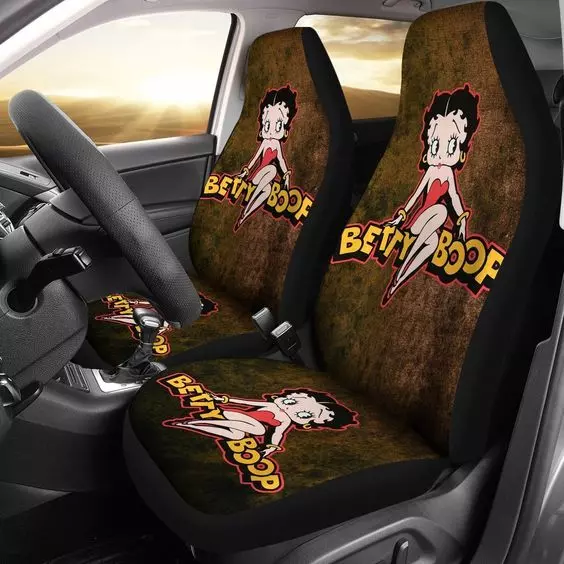 Betty Boop Cartoon Car Seat Covers Fan Gift Car Seat Covers (set of 2)