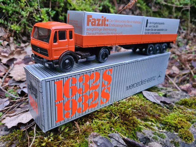 Conrad 1:50: Mercedes Benz 1628 Sattelschlepper grün (Neu und