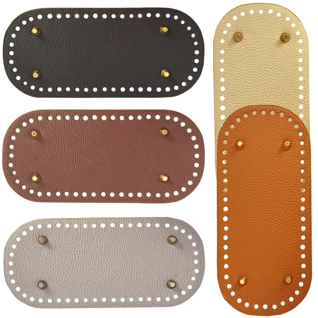 Fondi Per Borse All'Uncinetto 22x10cm - Base In PU Con Fori Per Creare Zaini E Borsette