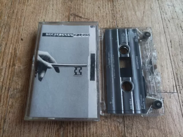 Scorpions Crazy World Cassette Audio Tape K7 Mc