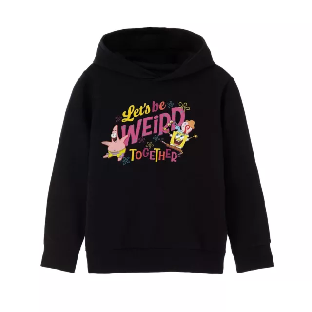 SpongeBob SquarePants - Sweat à capuche LET'S BE WEIRD TOGETHER - Fille (NS7892)