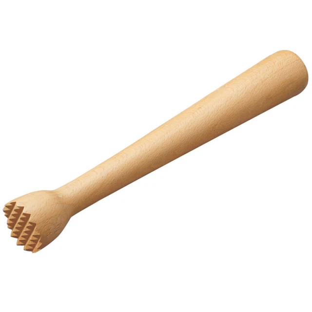 Aiyraa Edelstahl Cocktail Stampfer 22,5 Cm - Stößel Für Mojito & Getränke