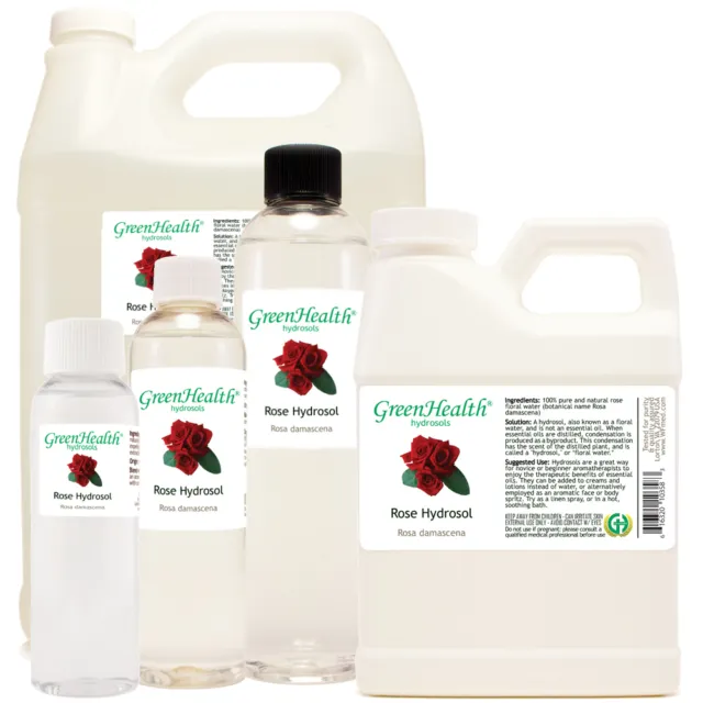 Rose Floral Water (Hydrosol) 2oz-1gallon Free Shipping
