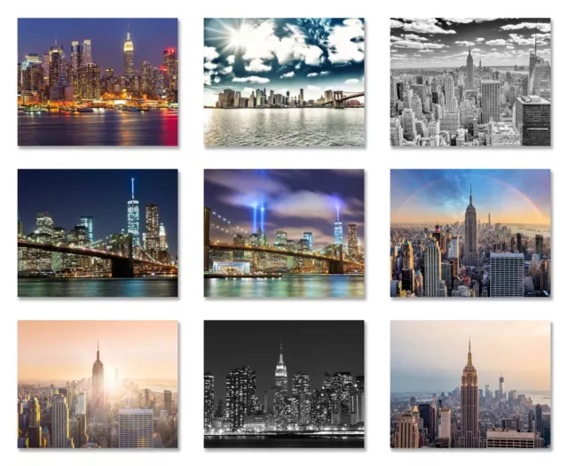 New York City skyline photo Wallpaper wall mural 9 designs Manhattan Brooklyn