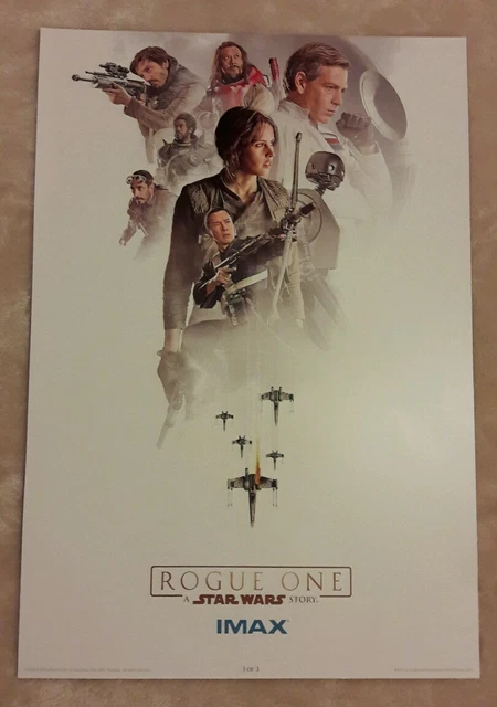 Star Wars Rogue One - Original Imax Cinema Exclusive Poster Number - 3