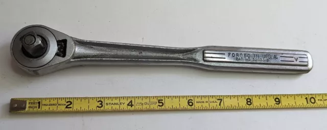 aa) Vintage CRAFTSMAN =V= Series 1/2 Drive Ratchet Pat.No. 3208318 Forged in USA