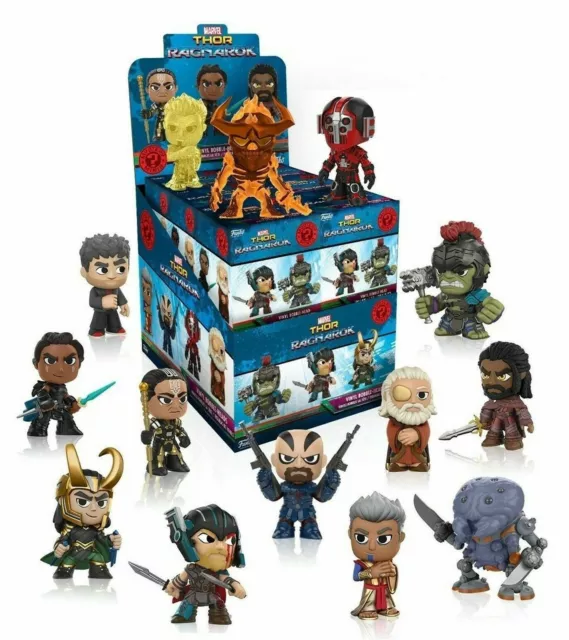 FUNKO POP Thor Ragnarok MYSTERY MINIS SCATOLA CON 1 PERSONAGGIO A SORPRESA 6 CM