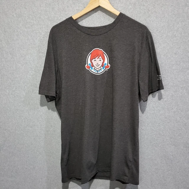 Wendy’s “See You Earlier” NCAA Sponsorship Employee T-Shirt Barco Large Gray