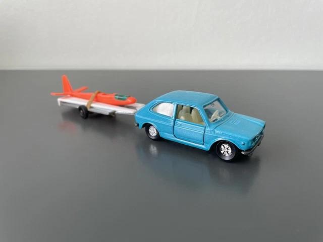 Majorette 323 - Renault 16 Avec Remorque Et Planeur Wasmer - 1/43 - En Boîte