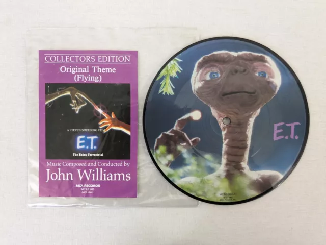 E.T. Collector's Edition Original Soundtrack 7'' Picture Disc Vinyl Record 1982