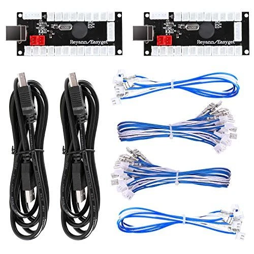 Qenker 2-Player Zero delay USB Encoder to Arcade Joystick and Arcade...