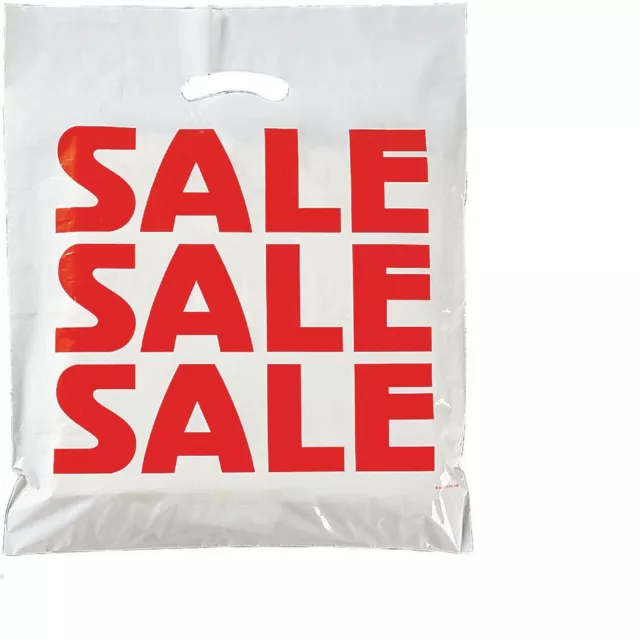 Sale Sale Sale Printed Plastic Carrier Bags-100