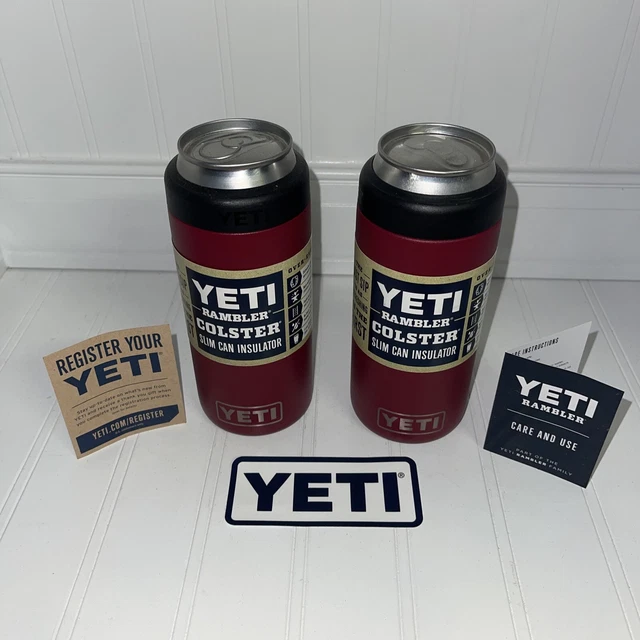 Yeti Colster Bundle - 12 oz Slim Can - Harvest Red