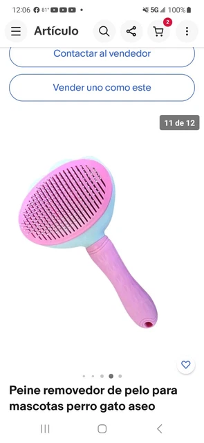 Pet Hair Remover Dog Cat Comb Grooming Massage Deshedding Self Cleaning Brush