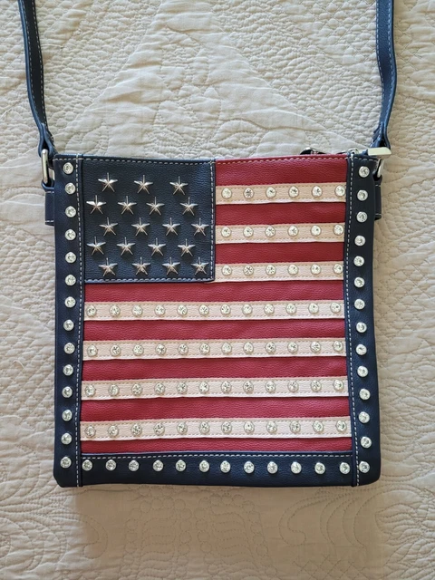 Montana West American Pride Concealed Carry Crossbody Bag Purse ~ Nwot