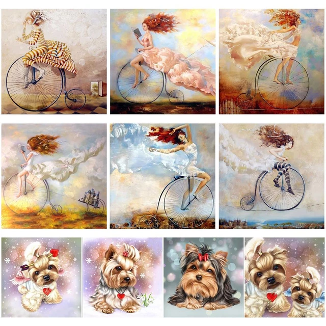 Round Full Drill 5D DIY Diamond Painting Embroidery Cross Stitch Home Decor Gift