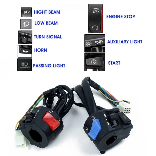 Durable Motorcycle Handlebar Switch Smooth Operation & Enhanced Safety
