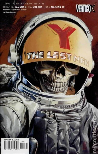 Y the Last Man #15 VG 2003 Stock Image Low Grade
