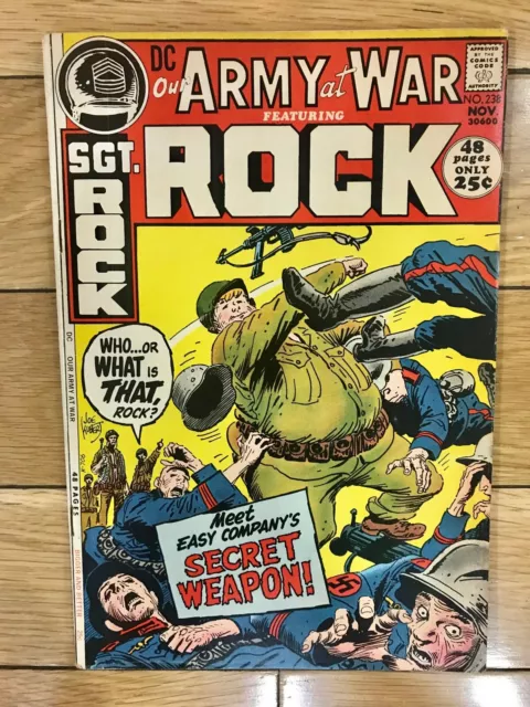 Our Army at War #238 1971 Sgt. Rock FN+ 6.5