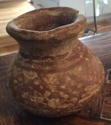 ancient Pre Columbian Pottery JAR ethnographic Maya Inca Aztec 3