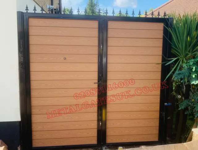 Composite wood Swing Gate / Driveway Gates / Sliding Gate / Aluminium Gate