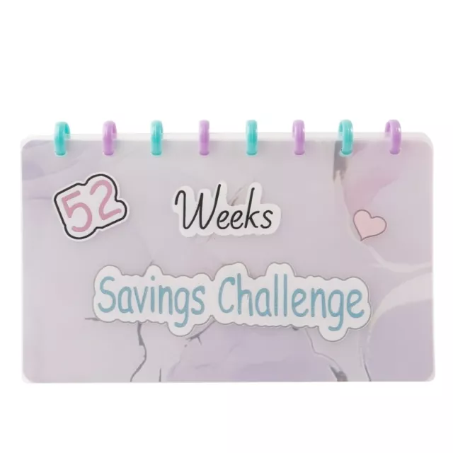 52 Week Savings Challenge Budget Organizers for Fun Money-Saving