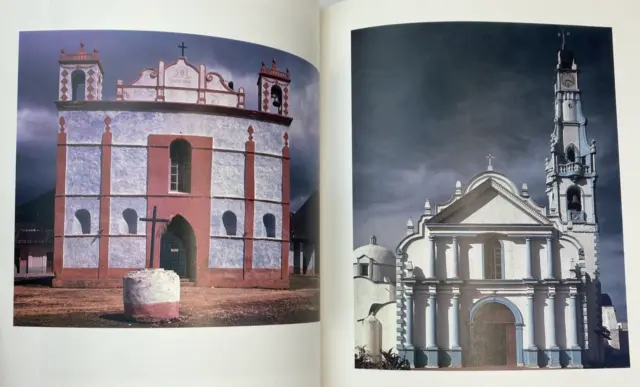 Mexican Churches Photography Book HC 1988 Coffee Table Book