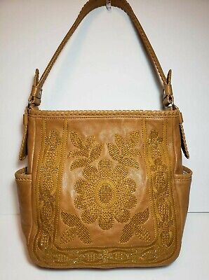 Brighton Jules Masterpiece Collection Iridecent Beaded Embroidered Shoulderbag