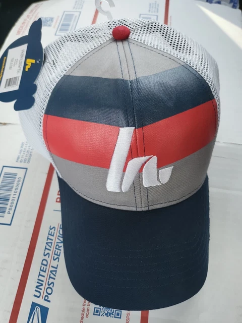 Howies Hockey Snapback Meshback Hat post game tape new red Blue