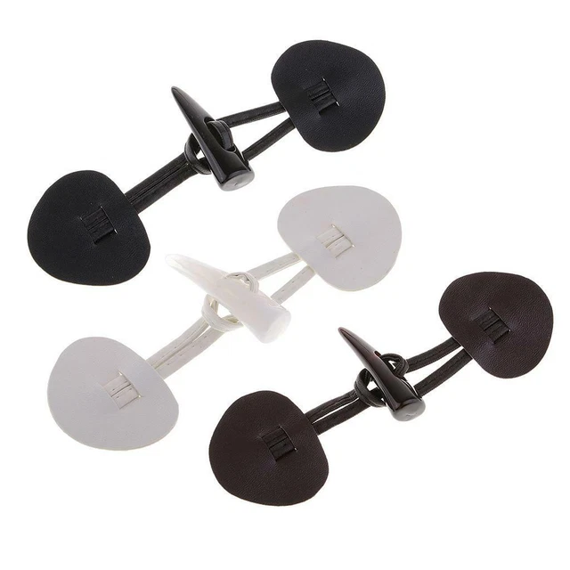 Paar von 6 Vintage Horn PU Leder Knebelknopf Mantel Jacke Duffle DIY Nähen