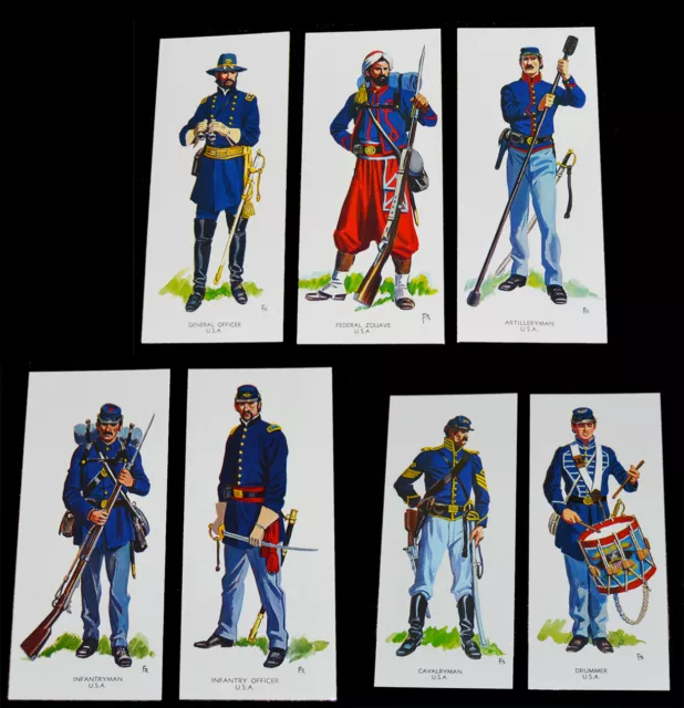 AMERICAN CIVIL WAR Infantry Cavalry Artillery Uniforms Of The Union 7 ...