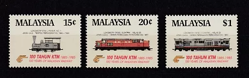 D.Railway - Locomotives Malaysia 304 - 06 (MNH)