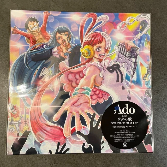 UTA NO UTA ONE PIECE FILM RED Vinyl Limited Edition Black LP Analog