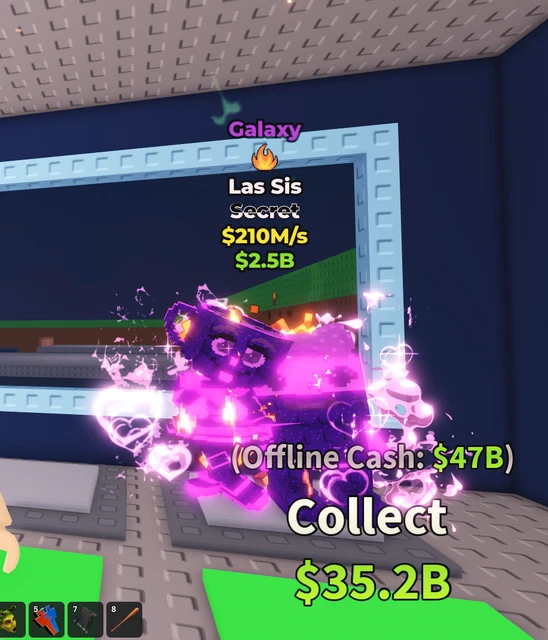 Figurine Las Sis Roblox - Steal A Brainrot, Galaxy 210M, Neuve