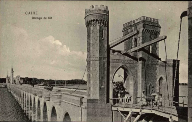 Kairo Cairo Caire al-Qāhira Ägypten Egypt ~1910 Barrage du Nil Brücke Damm Fluß