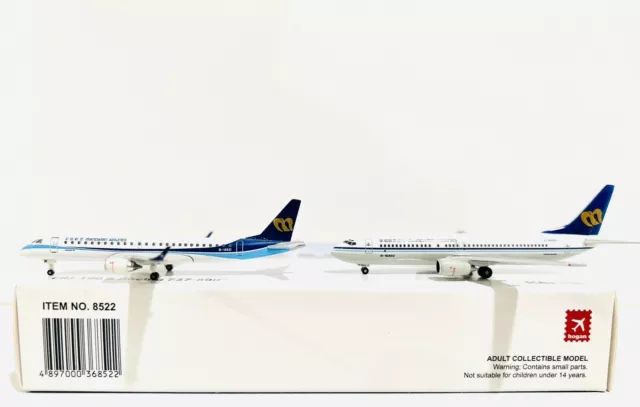 1:500 Hogan Wings Mandarin Airlines Taiwan Set Boeing 737-800 + Embraer Erj-190