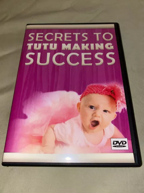Secrets To Tutu Making Success DVD Arts And Craft Movie