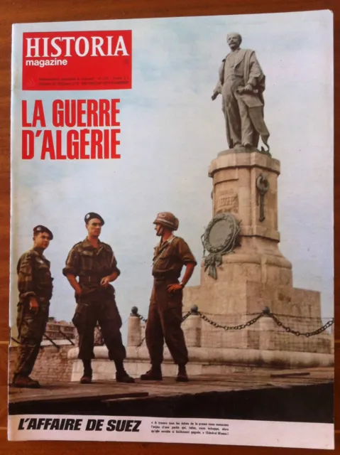 Historia Magazine n°220; La guerre d'Algérie