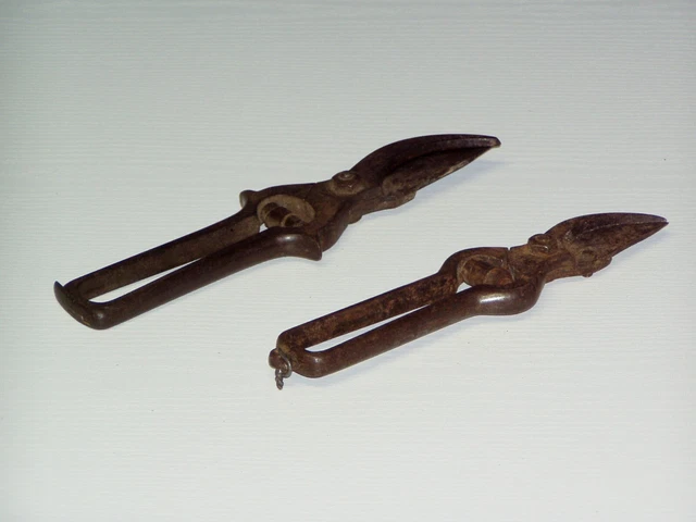 alte Gartenscheren, Astschere, 2 Stück, Patina, Original, Rarität, Dachbodenfund