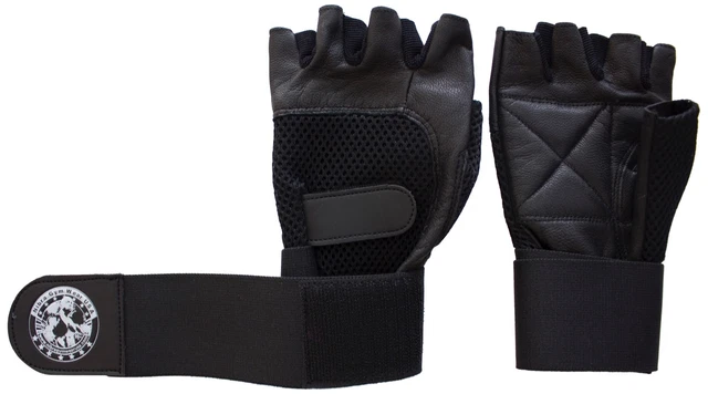 Gym haltérophilie entraînement exercice gants de fitness noirs avec 12 iWrist Support 5