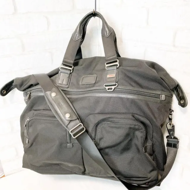 TUMI Alpha Bravo Kessler Large Duffel Bag Shoulder Bag Black 22353DH Used
