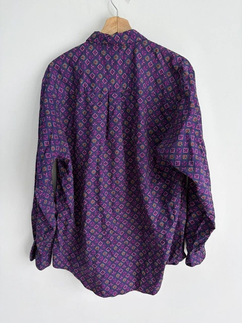 Pitbull Patterns VINTAGE 90S CHRISTIAN Dior Button Up Shirt Pattern L £75.64 - PicClick UK