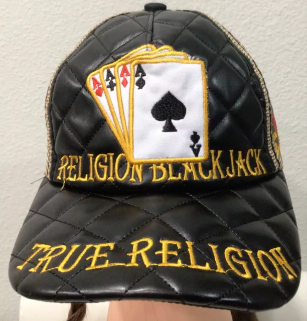 True Religion BLACK JACK Hat, New.